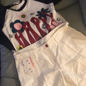 Moschino White Shorts